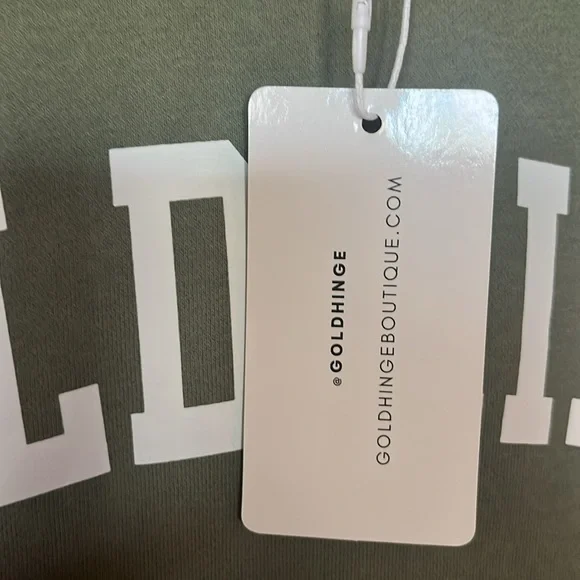 Gold Hinge Hoodie Olive Green - Picture 3 of 4